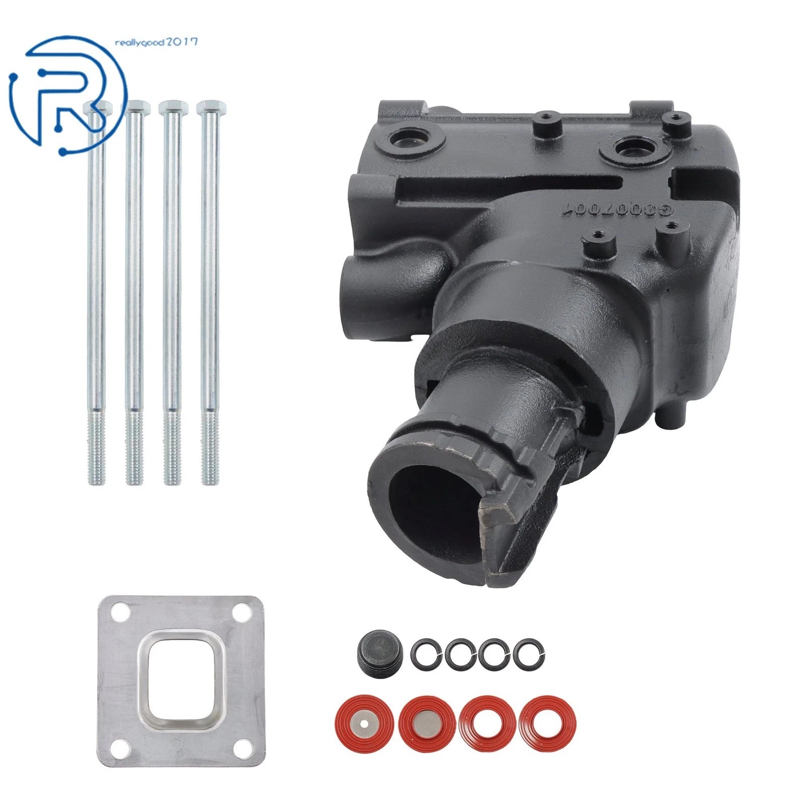 Exhaust Manifold Riser Elbow 864591T02 for Mercruiser V6 (4.3, 5.0, 5.7)