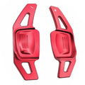 Red Steering Wheel Paddle Shifter Extensions for VW Tiguan Golf 7 Passat B8