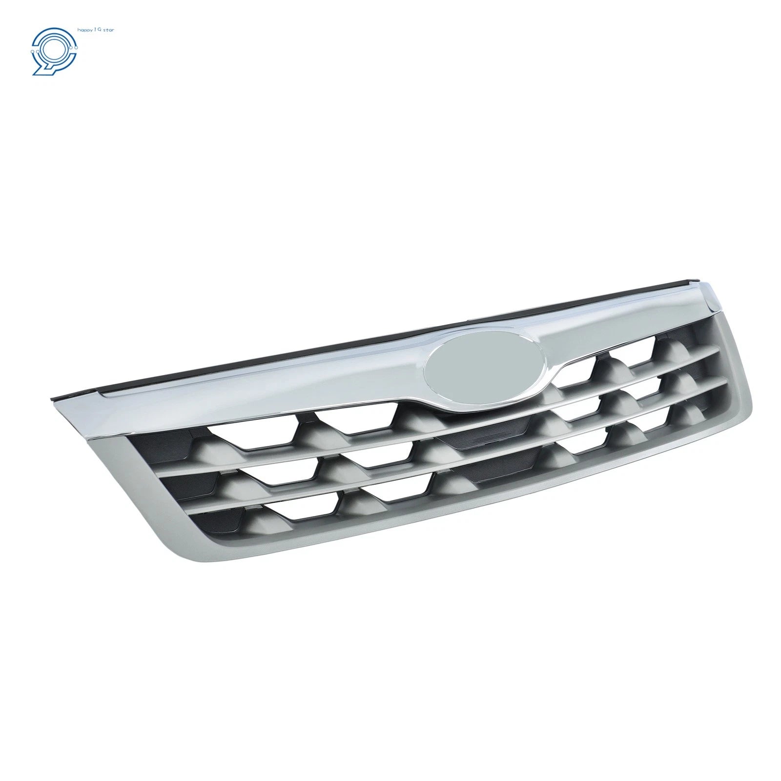 Front Bumper Upper Grille for Subaru Forester (2011–2013) Chrome Gray