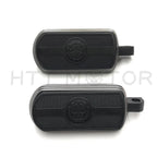 Black Gear Skull Foot Pegs for Harley Sportster (1984–2017)