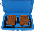 Set of 8 Gauge Hole Blocks with Screw Wrench Case for Precision 123