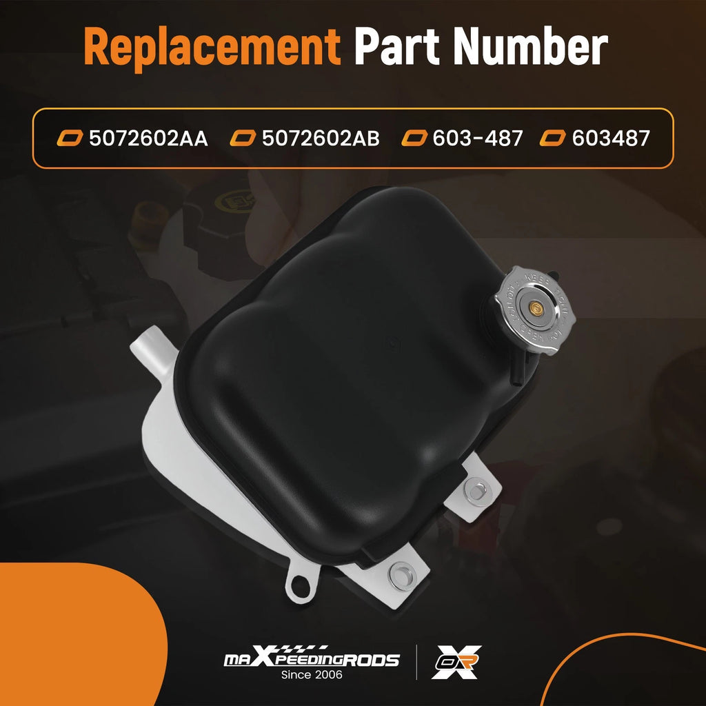 Coolant Reservoir Bottle for Dodge Ram 1500 2500 3500 (2002–2003) 5072602AB 603487