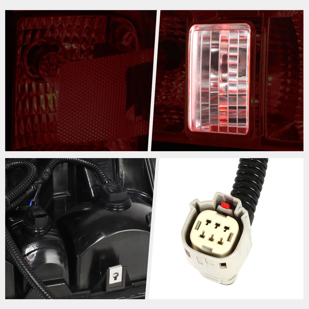 3D LED Streak Tail Lights for BMW 5-Series F10 (2011–2013) Smoked/Red
