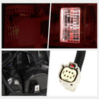 3D LED Streak Tail Lights for BMW 5-Series F10 (2011–2013) Smoked/Red