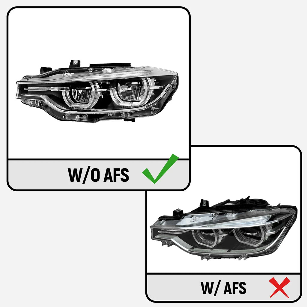 LED Headlight w/o AFS for BMW 3 Series F30 320i 340i 330i (2016–2019)
