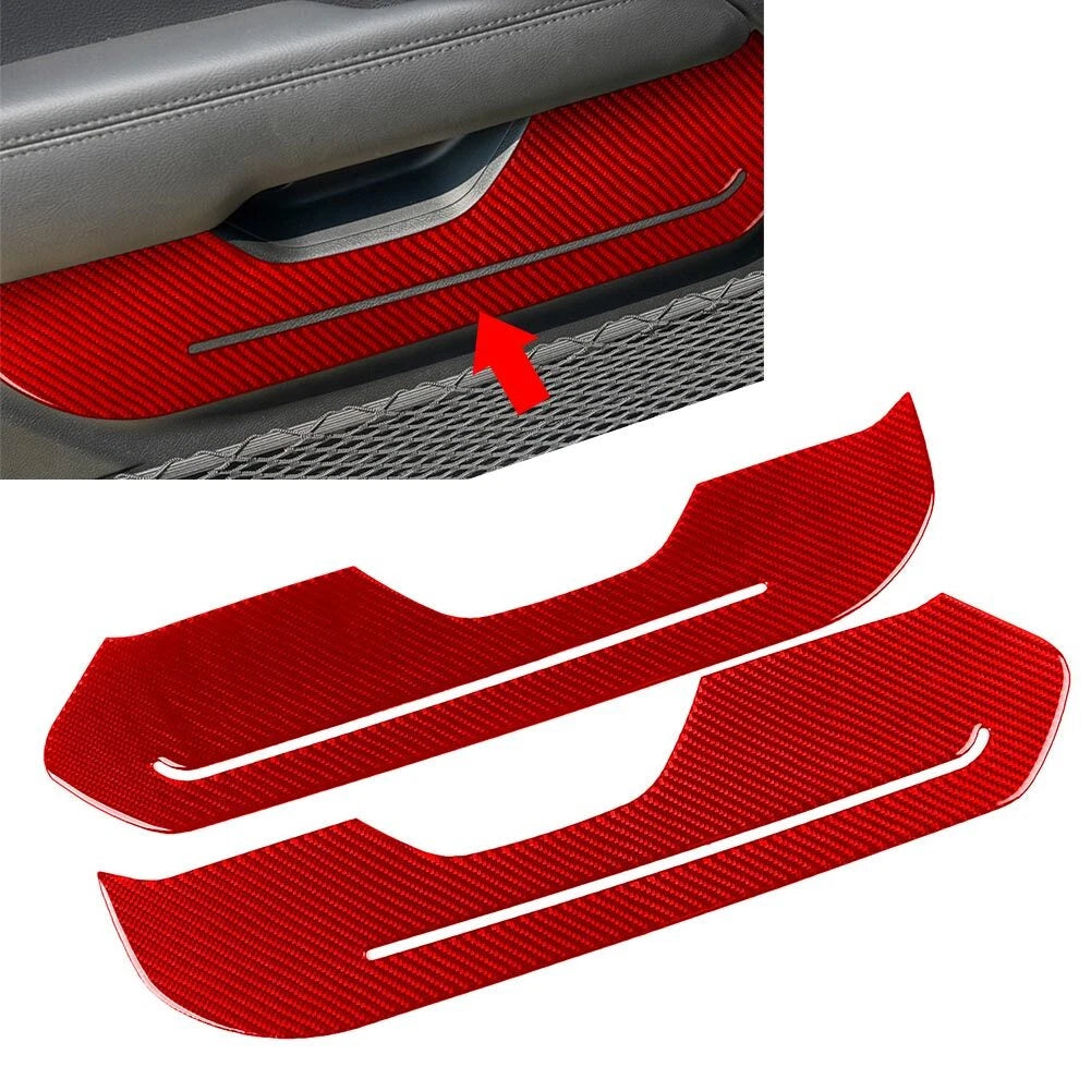 2X Interior Front Door Panel Cover Trim for Jeep Wrangler JL Gladiator JT (2018–2023)
