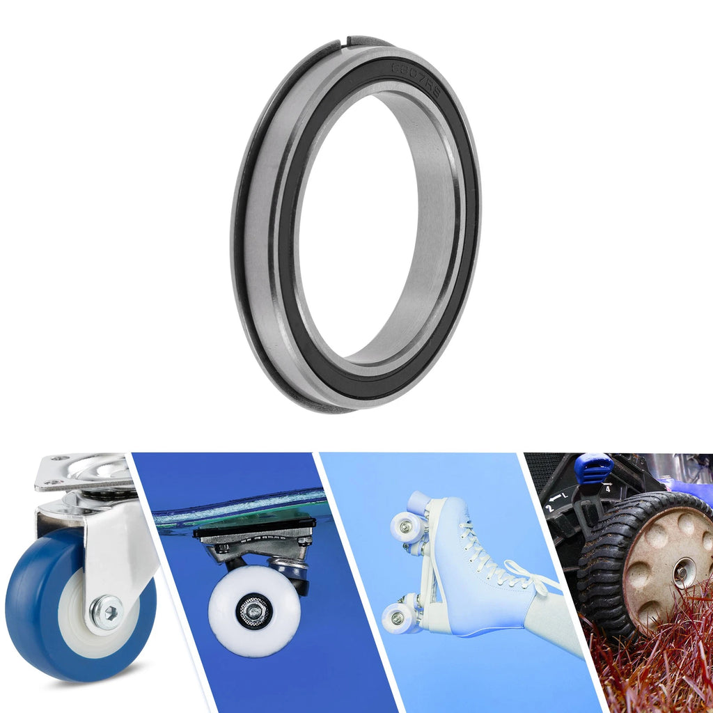 Deep Groove Ball Bearing 6807NR2RS for Scooter Skateboard (35x47x7mm)