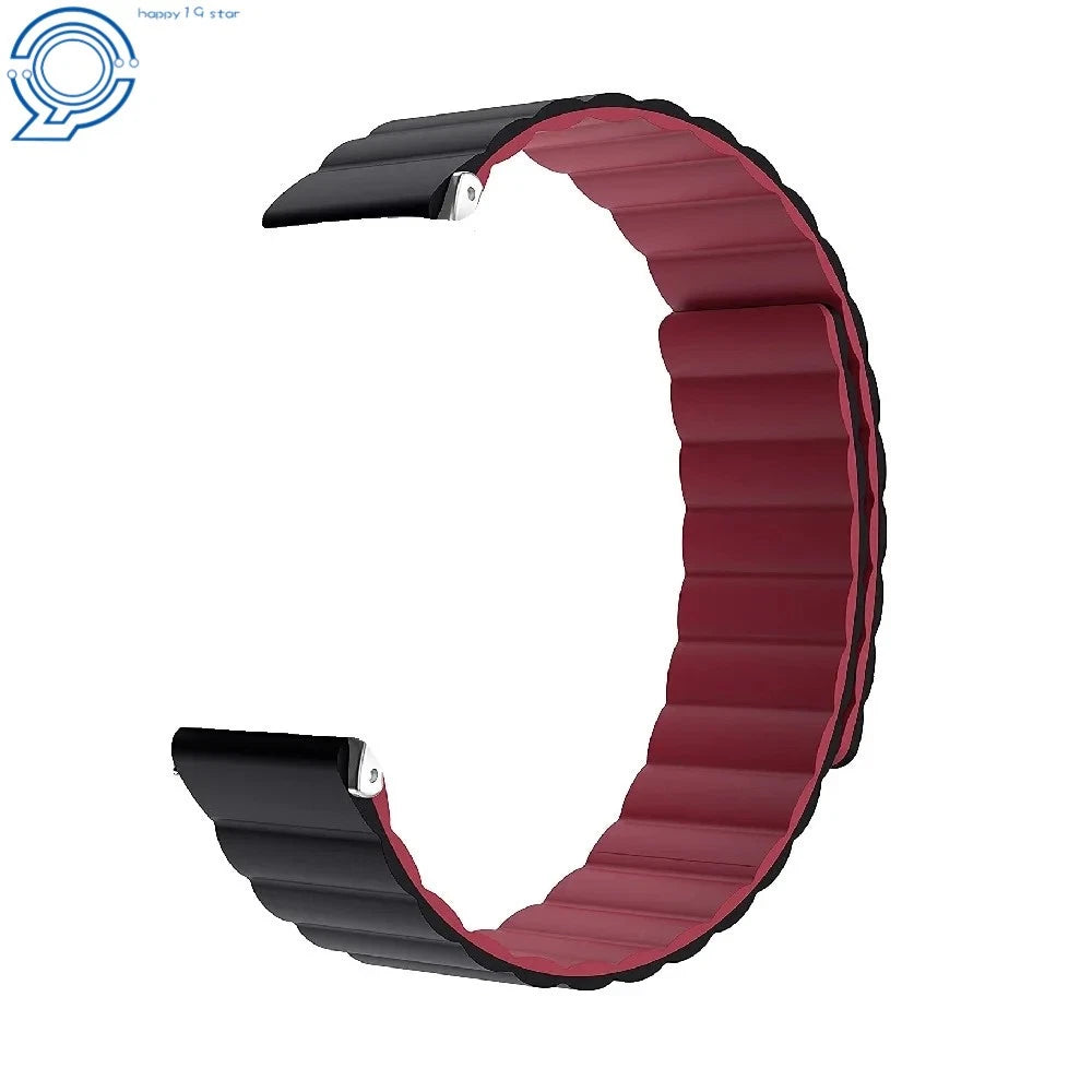 Silicone Magnetic Watch Band for Smartwatches (20-22mm)