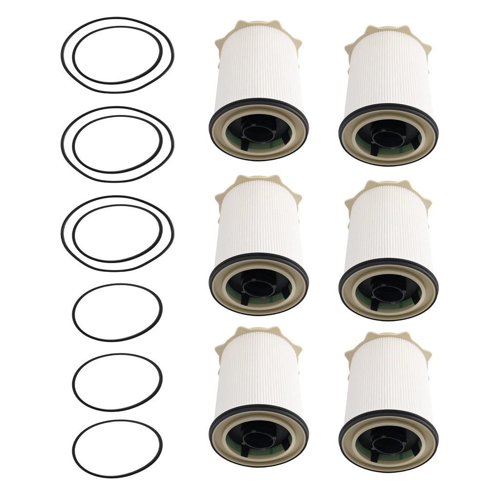 6X Fuel Filter 68157291AA 68065608AA for Ram 2500 3500 4500 5500 (2003–2023)