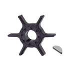 Water Pump Impeller with Key for Yamaha 9.9/15 HP Outboard (2 Stroke, 63V-44352-01)