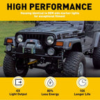 Dynamic LED Front Side Marker Bumper Signal Light for Jeep Wrangler TJ (1997â2006)
