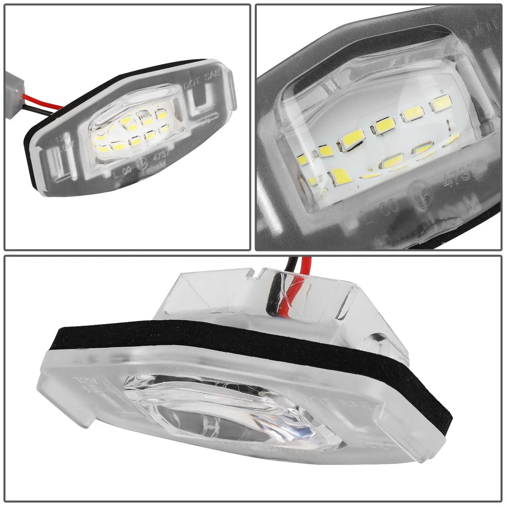 LED License Plate Light Lamps for Honda Accord Civic Acura MDX TL (2003–2021)