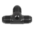 3-Way Tee Hose Fitting Adapter AN6/8/10 Female to 2x AN Male Black