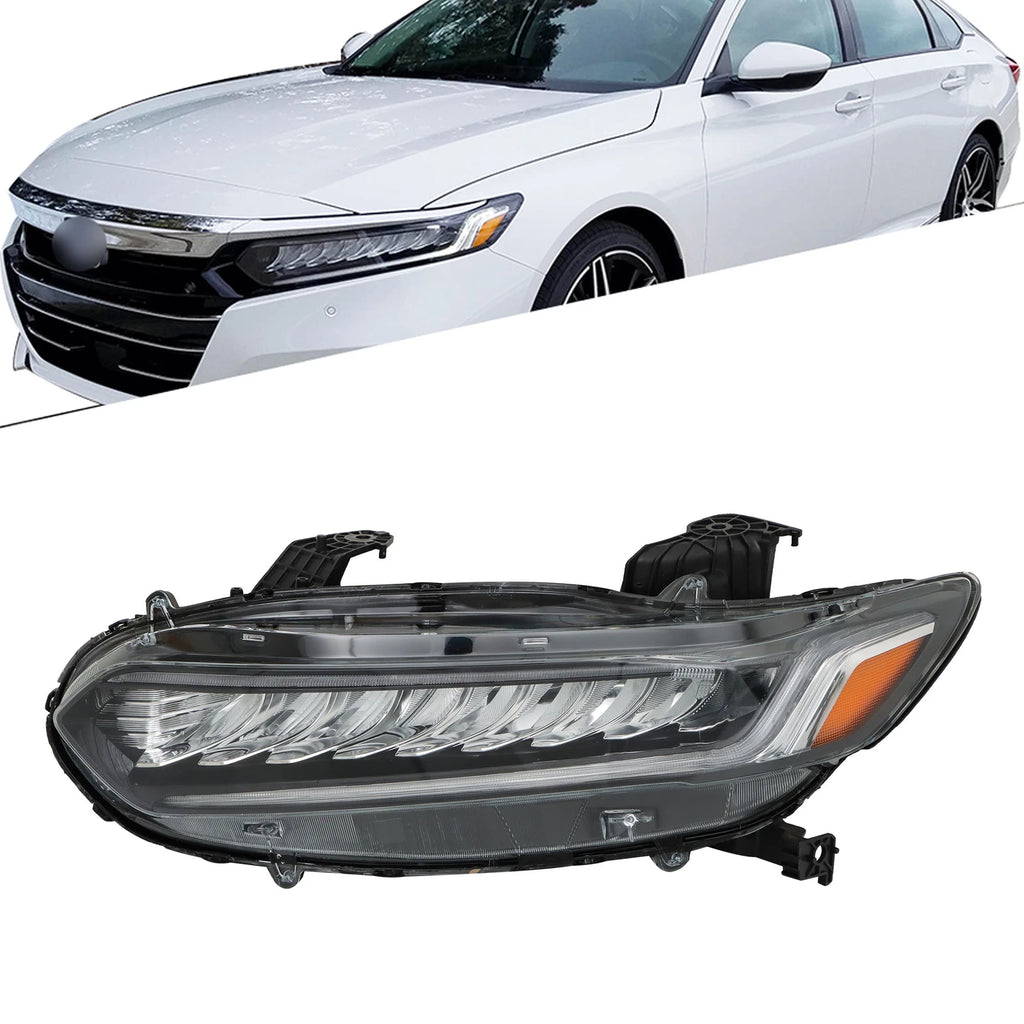Full LED Headlight Assembly Chrome for Honda Accord (2018–2021)