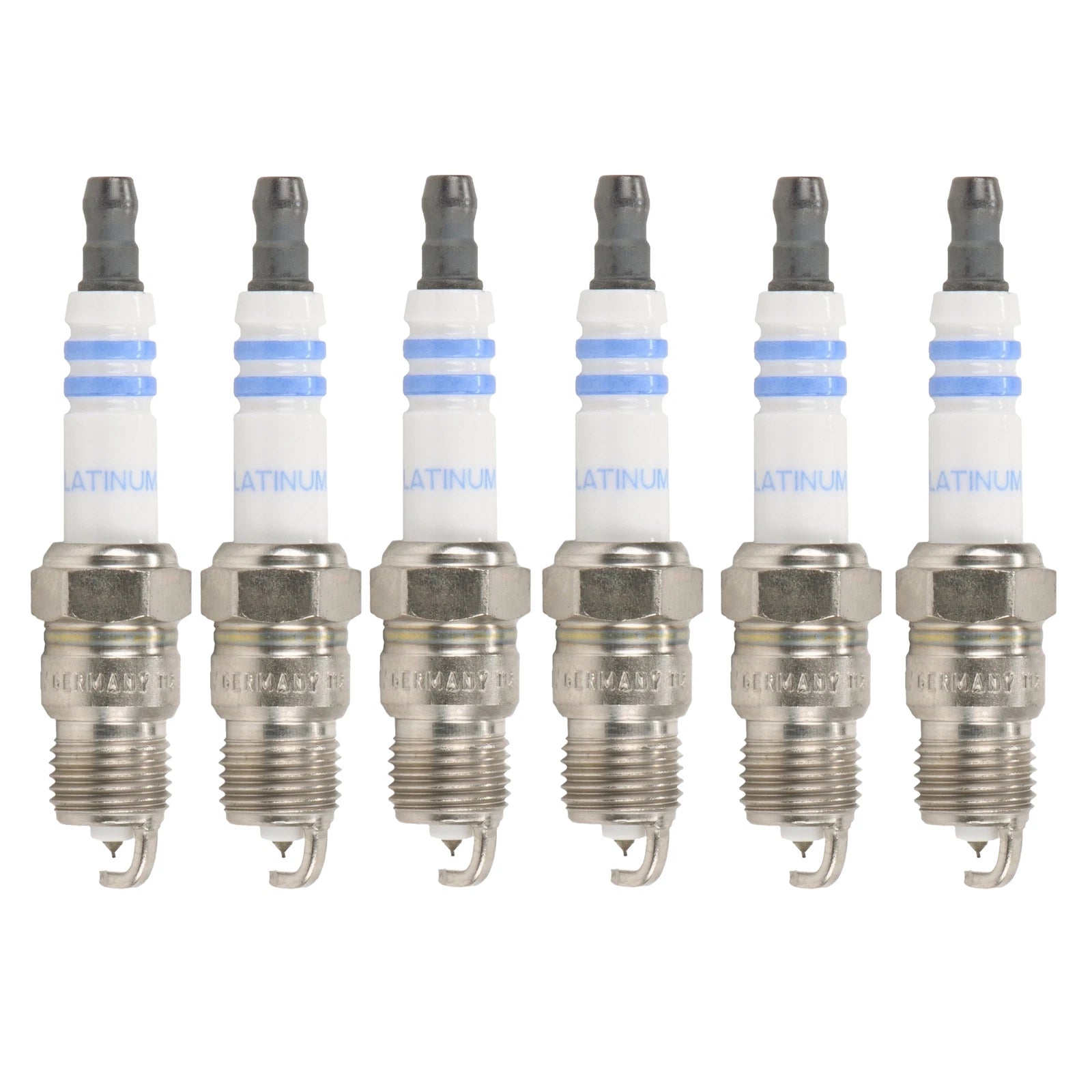 Set of 6 Bosch Platinum Spark Plugs for Buick Cadillac Chevy Pontiac (V6)