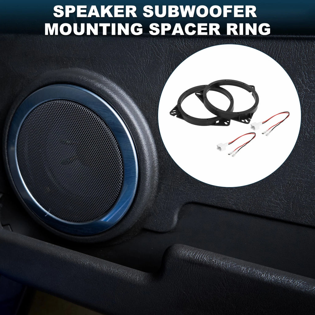 Set of 2 Speaker Spacer Rings for Toyota 6.5" Tweeter 