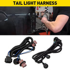 2X Tail Lamp Wiring Harness for Chevrolet Silverado GMC Sierra 1500 (2014–2015) LH+RH