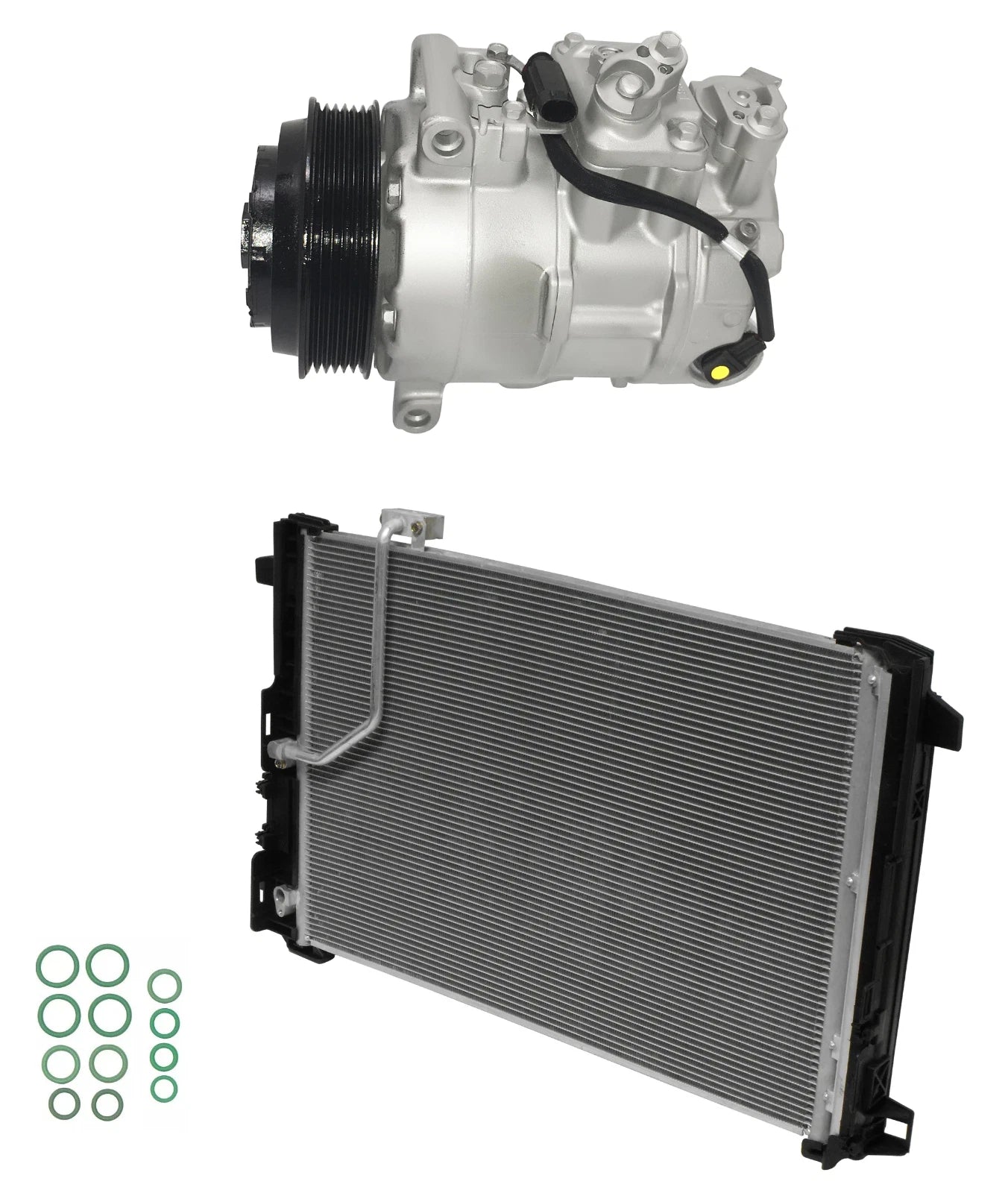 AC Compressor Kit With Condenser for Mercedes CLS500 4.7L (2015–2015)