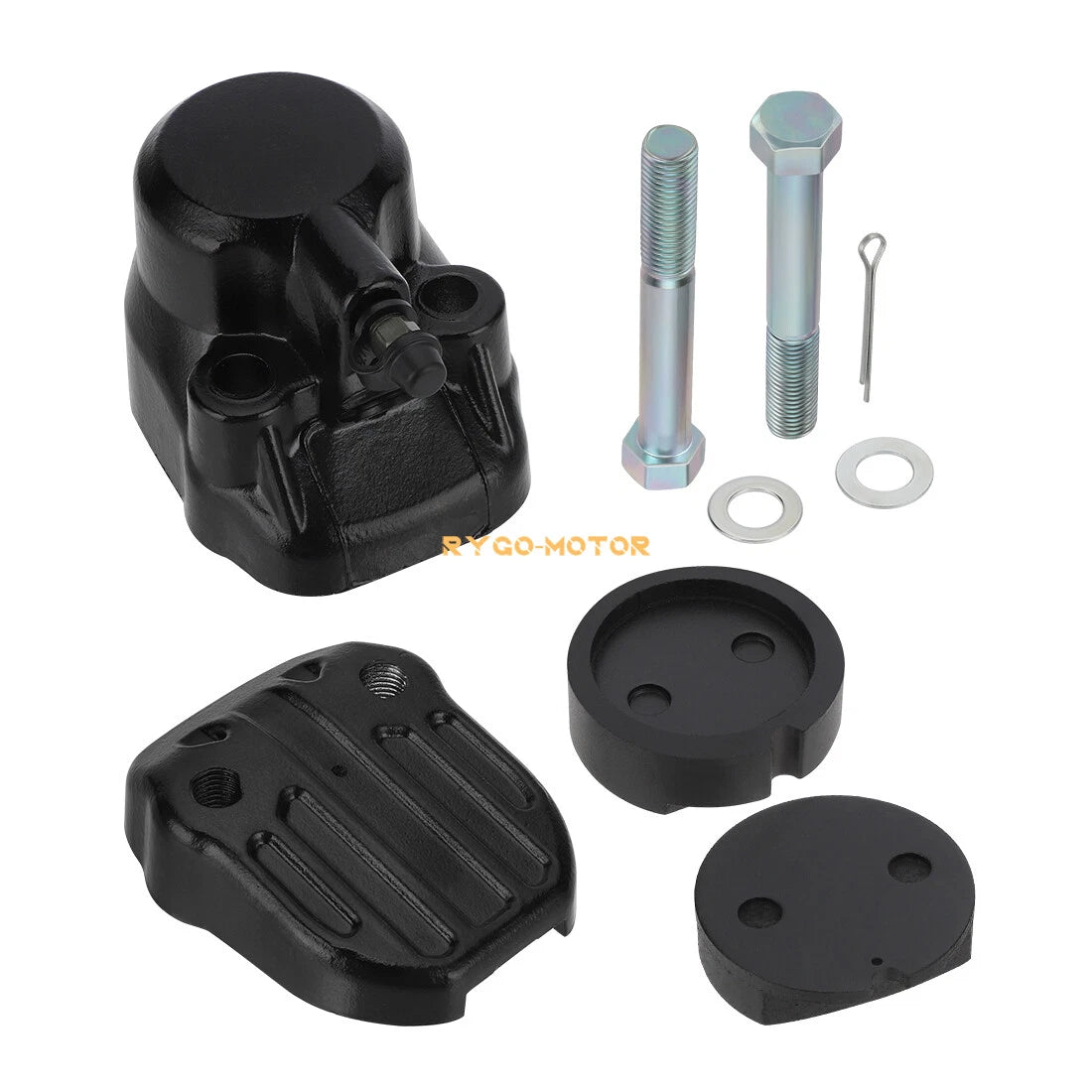 Front Brake Caliper Kit Assembly W/Pads for Honda CB360/400F/450/500 (1974–1978)