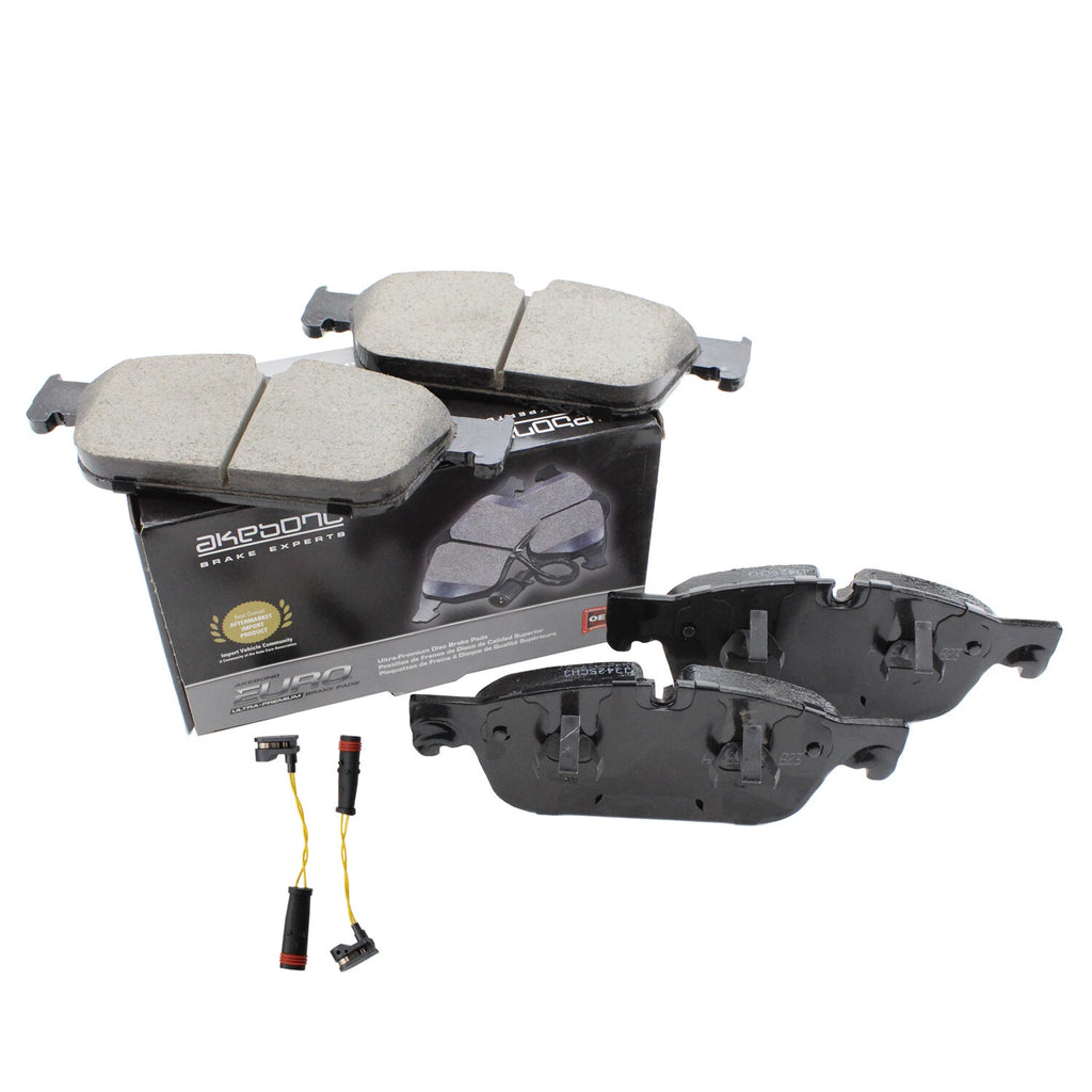 Set of 4 Akebono EURO Front Disc Brake Pads for Mercedes Benz W166 X166