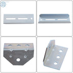Set of 4 Swivel Top Bunk Bracket Kits for Boat Trailers (8")