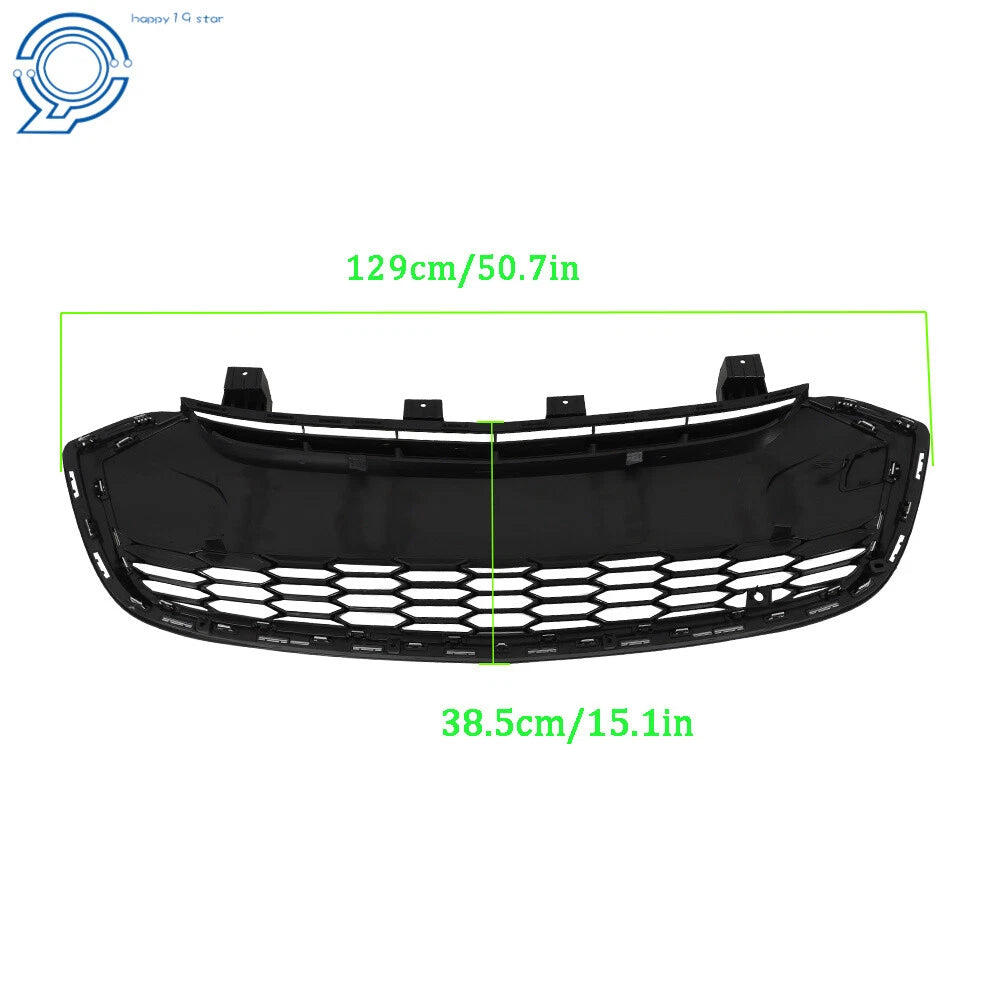 Front Lower Grille for Chevrolet Sonic (2017-2020) Matte Black