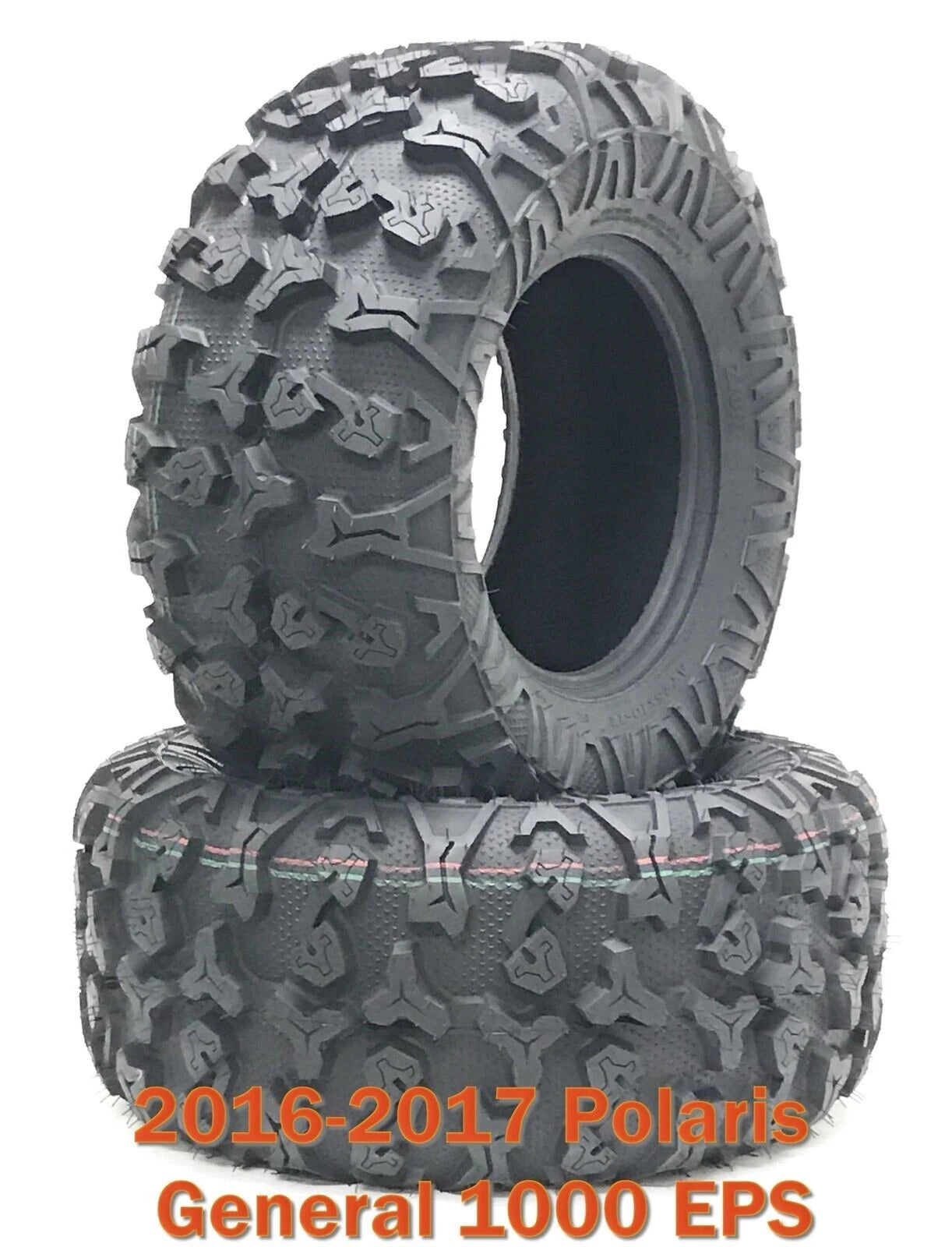 2 ATV Tires 27x9R14 8PR Radial for Polaris General 1000 EPS (2016–2017)