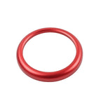 Red Stopwatch Compass Clock Cover Ring for Porsche 911 718 Boxster Cayenne Macan (2017-2023)