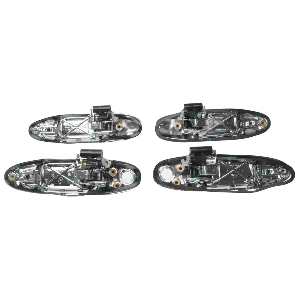 Chrome Door Handle Set Front + Rear for Toyota Landcruiser 1998-2007 100 Series