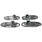 Chrome Door Handle Set Front + Rear for Toyota Landcruiser 1998-2007 100 Series