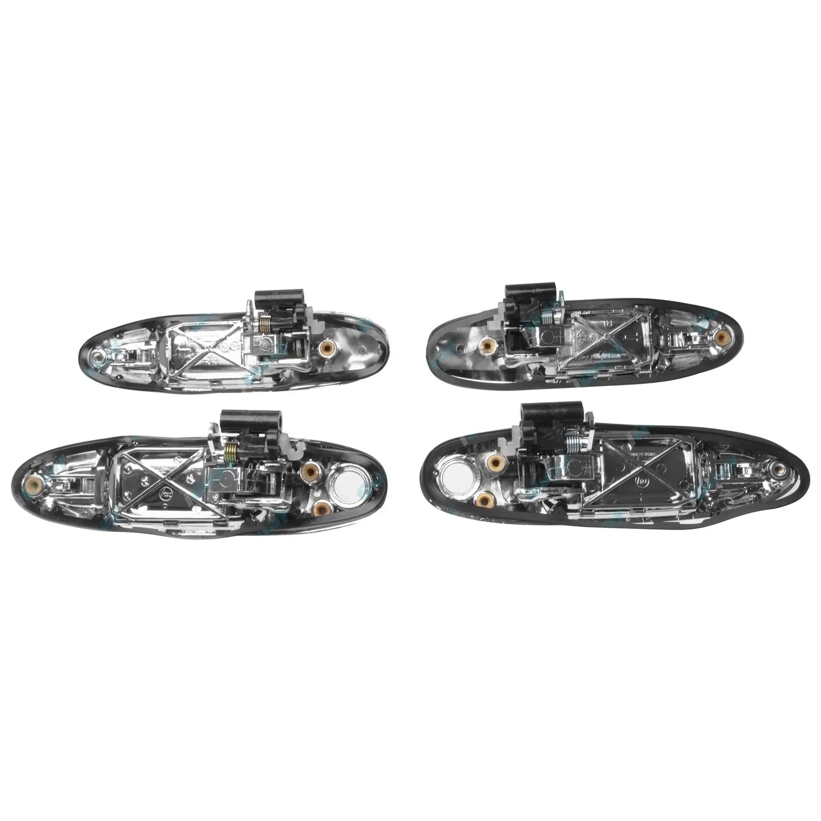 Chrome Door Handle Set Front + Rear for Toyota Landcruiser 1998-2007 100 Series