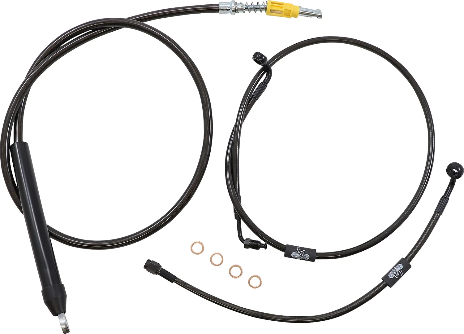 Handlebar Cable/Brake Line Kit for Harley Softail (18" - 20" Ape Hanger)