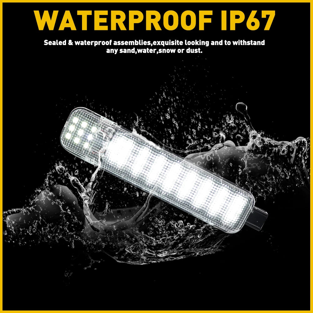 Set of 2 LED Door Courtesy Lights for Chevy Suburban GMC Yukon XL (2000–2006)