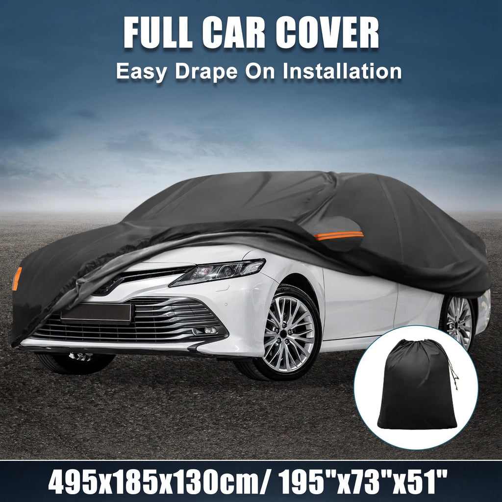 Waterproof Car Cover for Toyota Camry (2007–2022) 210D-PU Oxford, Zippered