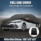 Waterproof Car Cover for Toyota Camry (2007–2022) 210D-PU Oxford, Zippered