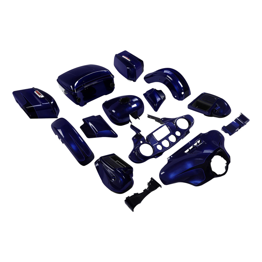 Fairing Bodywork for Harley Electra Glide (2014–2024) Zephyr Blue/Black Sunglo