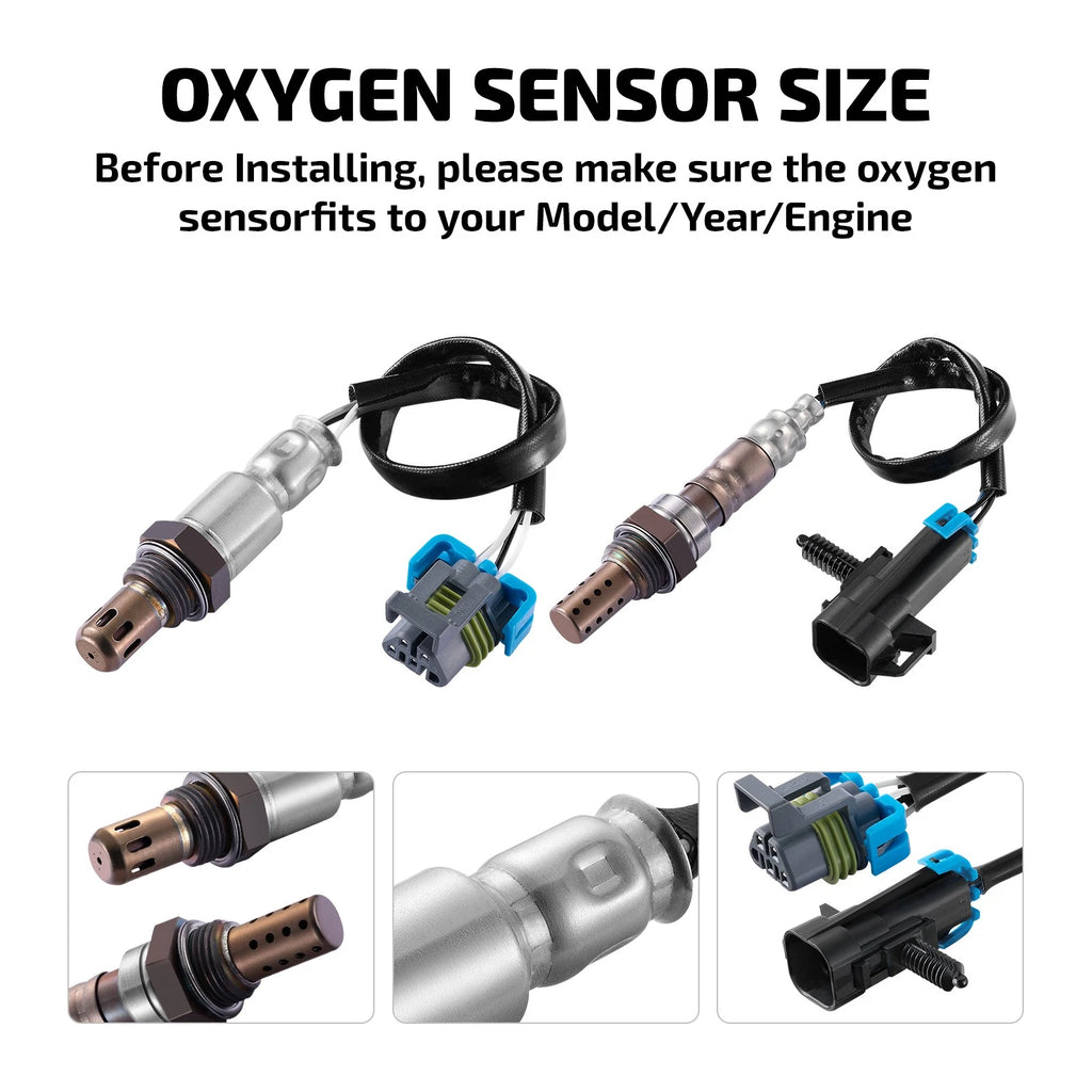 2X Up Down O2 Oxygen Sensor for Chevrolet Trailblazer 2007–2009 234-4242