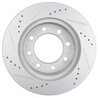 Drilled and Slotted Brake Rotors for Dodge Ram 1500 2500 3500 (2003–2008)