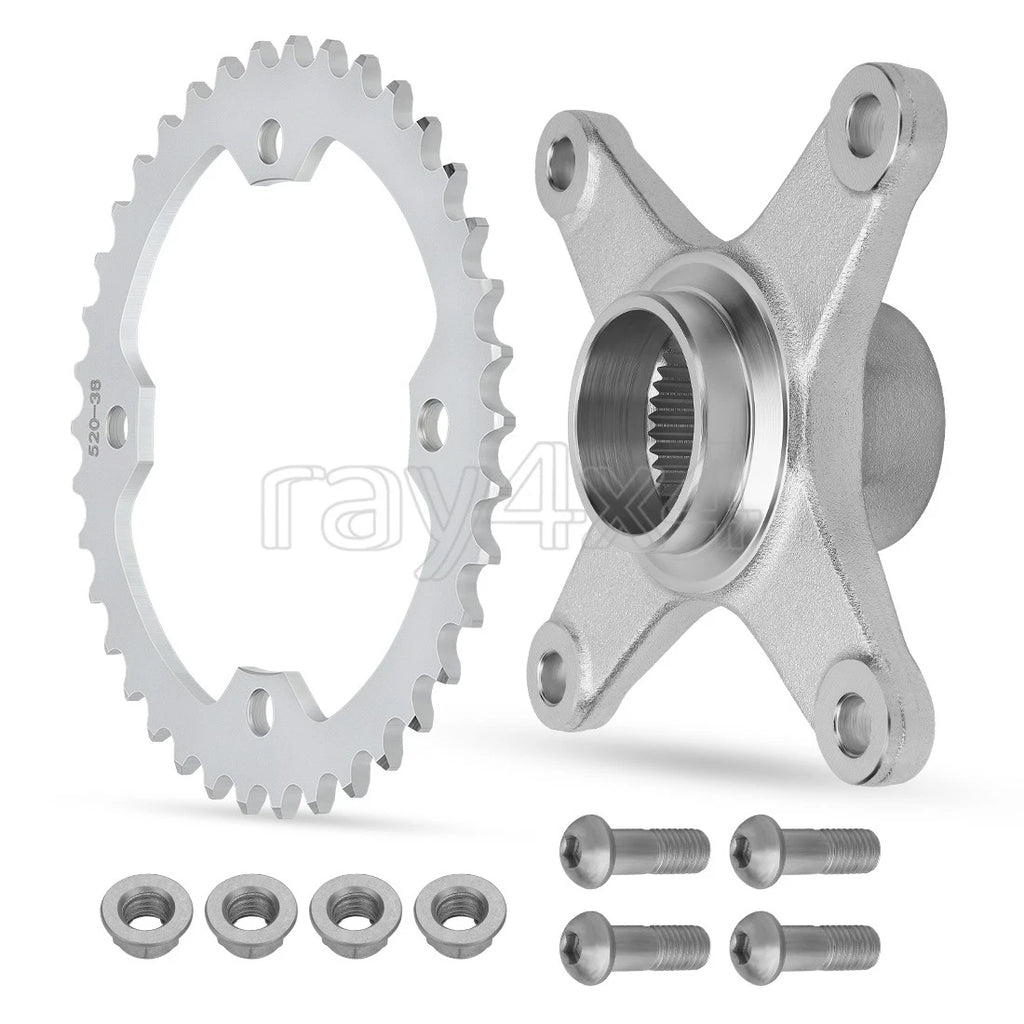 Rear Sprocket Hub Collar & Sprocket for Yamaha YFZ 450R 450X (2009–2024)