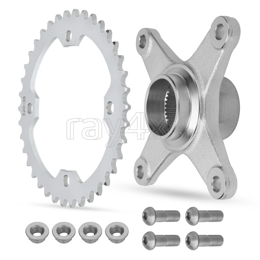 Rear Sprocket Hub Collar & Sprocket for Yamaha YFZ 450R 450X (2009–2024)