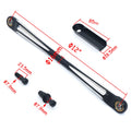 CNC Black Aluminum Round Rod Shift Linkage for Harley Electra Glide (1980–2019)