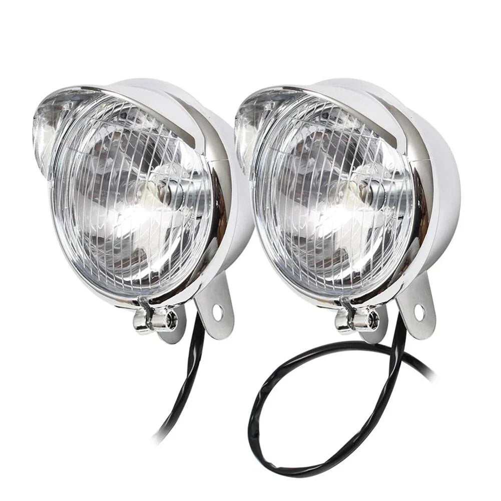 Chrome Fog Lights for Kawasaki Vulcan VN 800 900 1500 1600 1700 2000