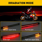 48 LED Turn Signal Brake Tail Light for Motorcycle (Universal Fit)