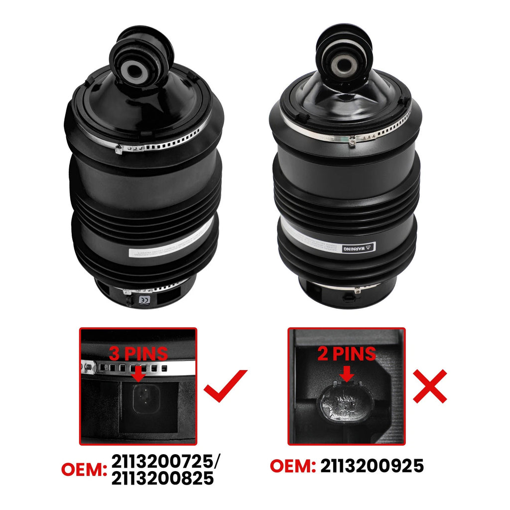 5pcs Air Suspension + Pump for Mercedes W211 E320 E350 E500 CLS500 (2003–2009)
