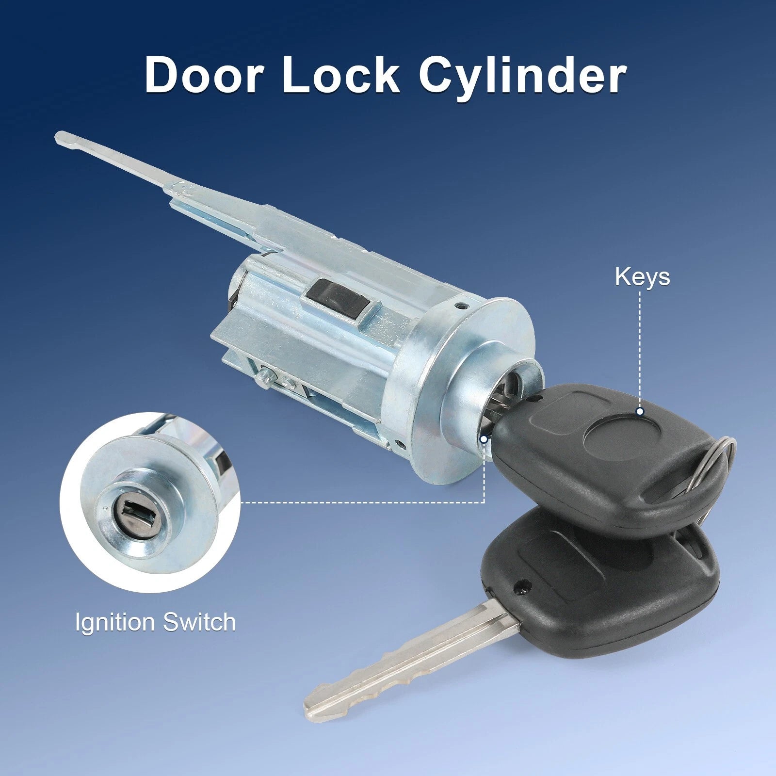 Ignition Lock Cylinder Switch with 2 Keys for Sequoia Tundra (2001–2007)