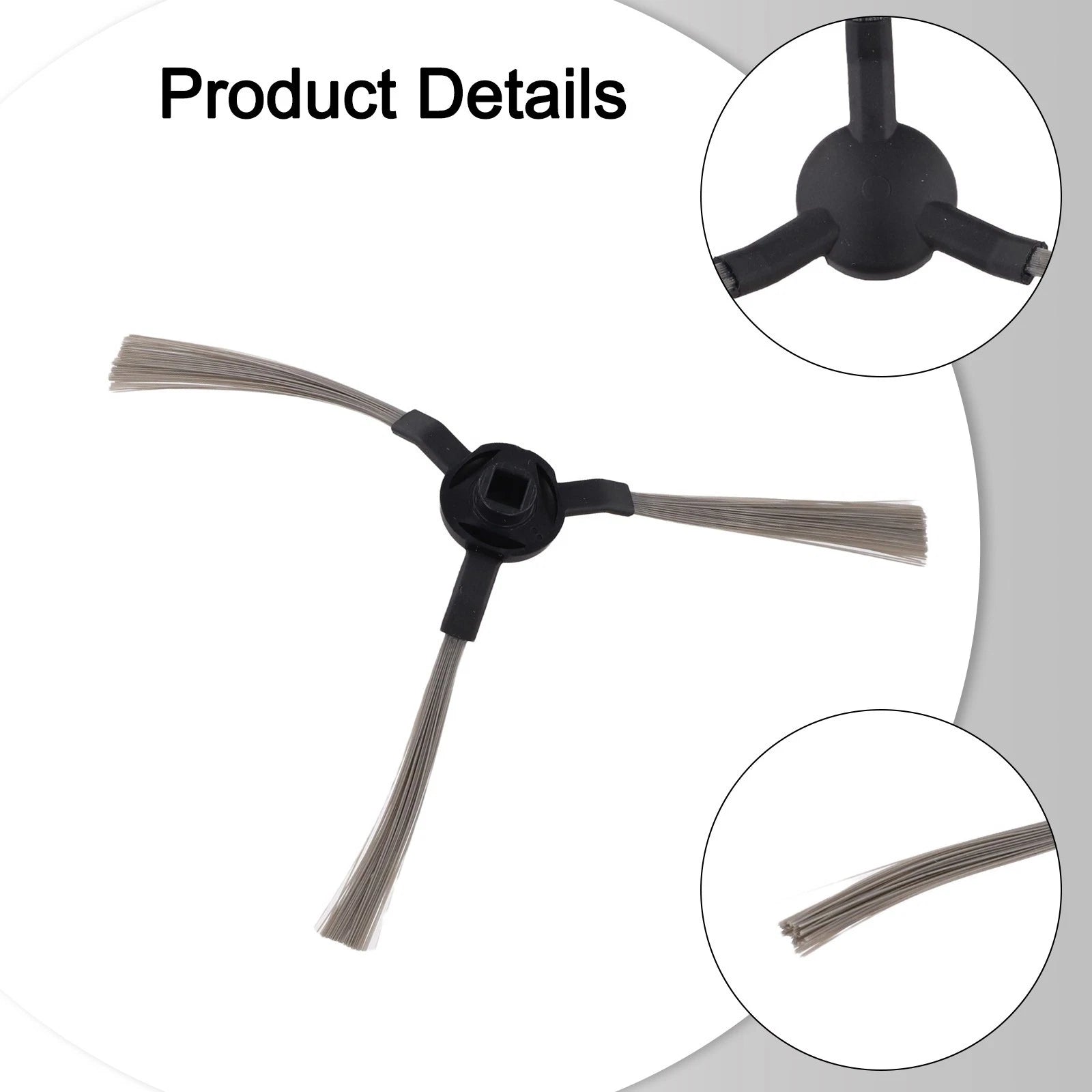 Set of 4 Replacement Side Brushes for MONSGA MR1 Robot Vacuum Cleaner
