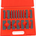 Set of 17 Angle Blocks for Precision Machining (0.0003 inch, 1/4 to 45 Degree)