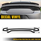 Smoke Tail Light Tint Overlay for Charger (2015–2023)