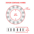Stator for Mercury Mariner (398-832075-A3)