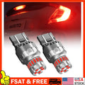 2X 7443 LED Red Brake Stop Tail Parking Light Bulbs for Universal Fit